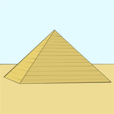 How to Draw a Pyramid - Easy Drawing Art