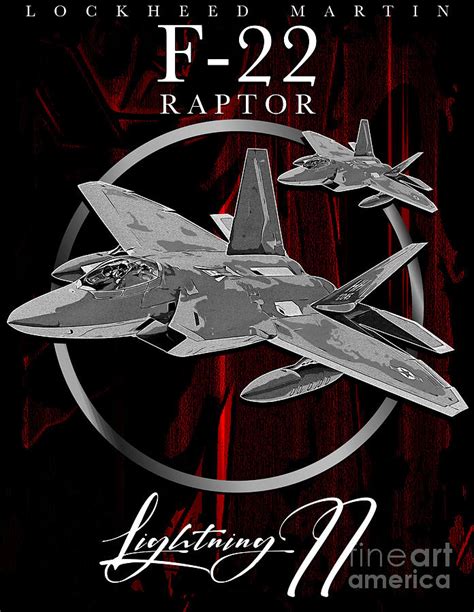 F22 Raptor Us Air Force Fighterjet Digital Art by Aerolovers Dany - Fine Art America