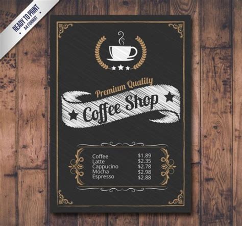 Chalkboard Menu Templates - 23+ Free & Premium Download