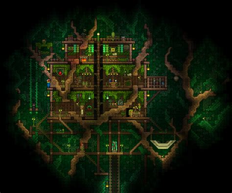 Underground Terraria Base Designs - cavern base | Terraria house ideas, Terrarium base ...