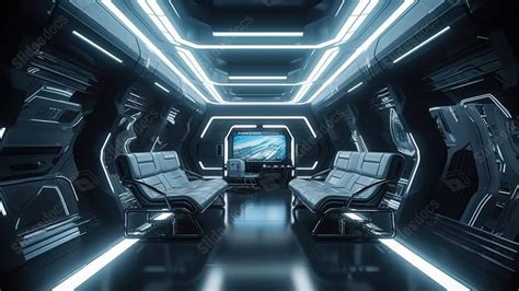 Spaceship Interior Wallpaper