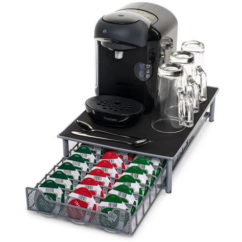 Tassimo Pod Drawer & Machine Stand Holds Up To 60 Pods - Home Treats UK