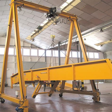 A Frame Lifting Portable Gantry Crane 3.5 Ton Fixed Height With ...