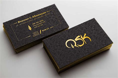 Embossed Business Cards - Business Card Tips