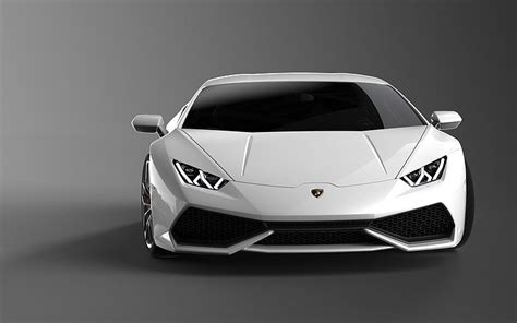 HD wallpaper: lamborghini huracan lp 610-4, supercar, white, front view, cars | Wallpaper Flare