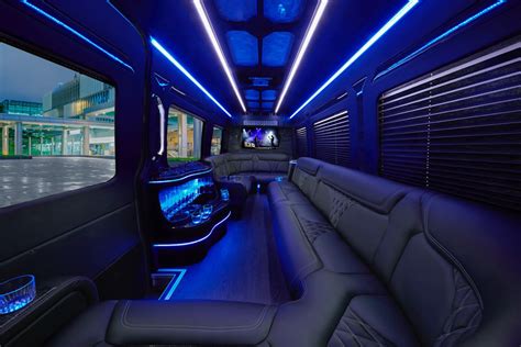 Mercedes-Sprinter-Limo-interior - Epic Limo and Party Bus