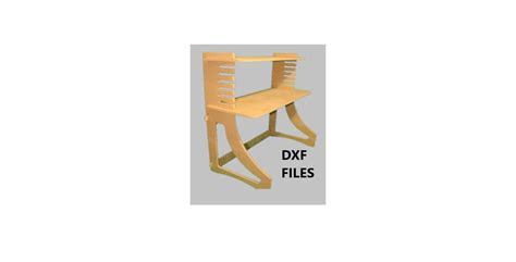 Cnc Dxf File Desk Cnc Wood Dxf Files Cnc Wood Furniture - Etsy