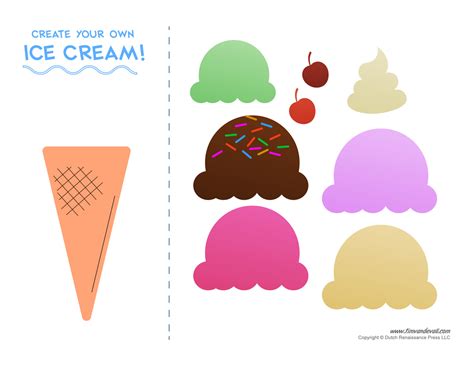 Ice Cream Cone Template Free