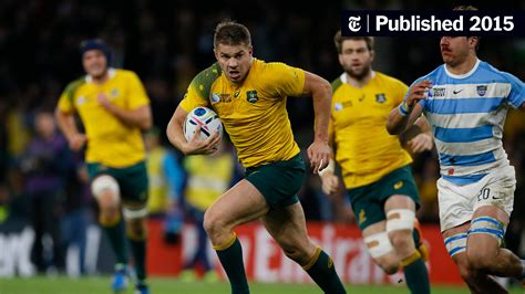 Australia Advances to Rugby World Cup Final - The New York Times