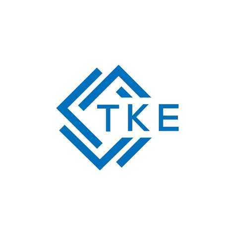 TKE technology letter logo design on white background. TKE creative ...