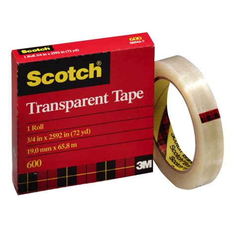 3M Scotch Transparent Film Tape 600 - Kovai Tapes