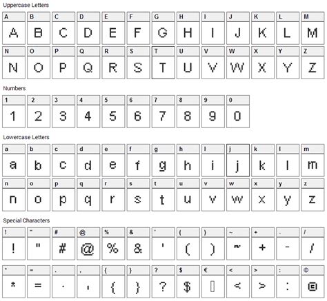 Pixel Arial 11 Font Download - Fonts4Free