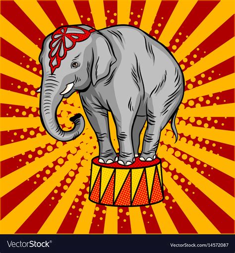 Circus Elephant Painting