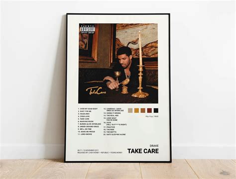 Drake - Take Care Album Cover Poster | Architeg Prints