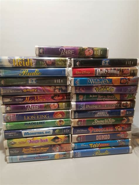 Lot Various Vhs Tapes Warner Bros Dreamworks Mgm Paramount Th | The ...