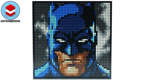 LEGO Art 31205 Jim Lee Batman - LEGO Speed Build Review - YouTube