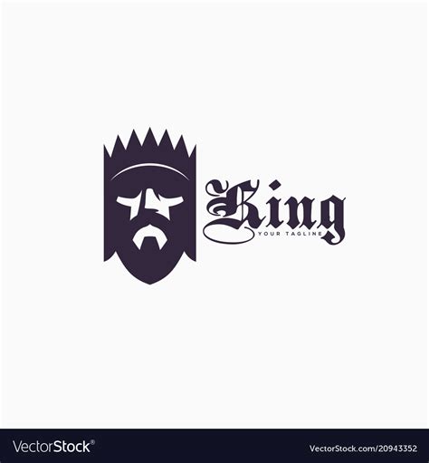 King logo Royalty Free Vector Image - VectorStock