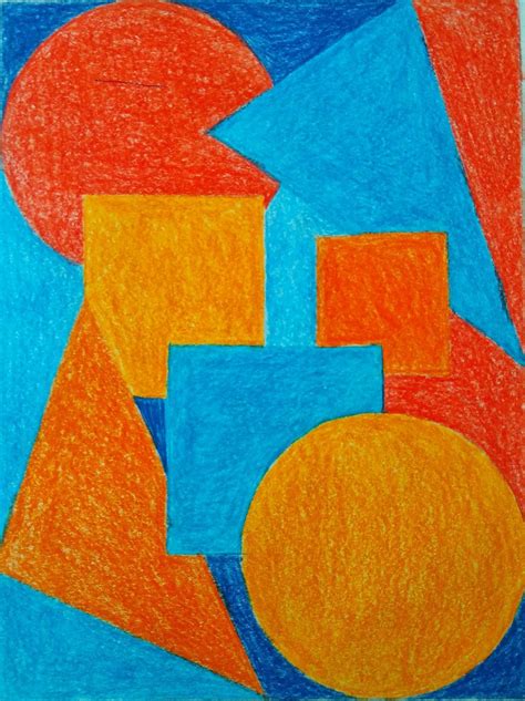 Shapes composition | Geometric shapes drawing, Composition design, Small abstract painting