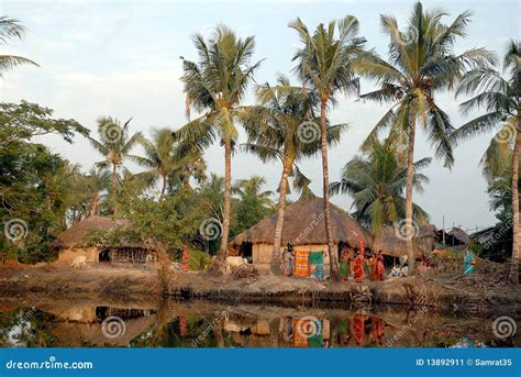 Indian Village life editorial photo. Image of green, village - 13892911