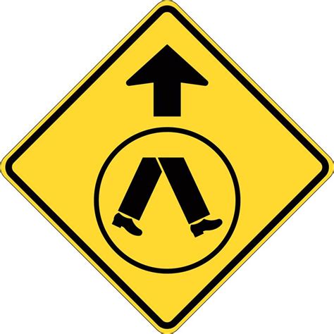 Pedestrians Ahead Sign