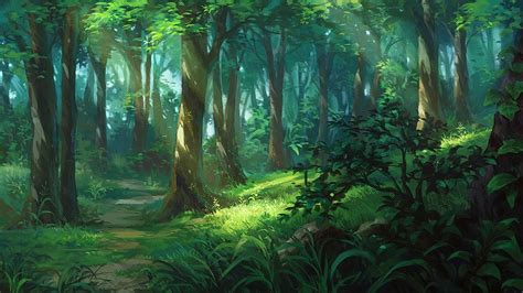 Forest, Dao Dao | Fantasy landscape, Landscape art, Anime scenery