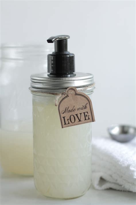 DIY Homemade Liquid Hand Soap - Live Simply