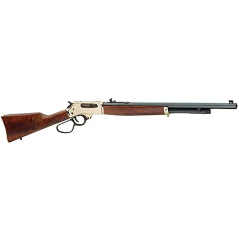 Henry 45-70 Brass, Lever Action, .45-70 Government, Large Loop, 22 ...