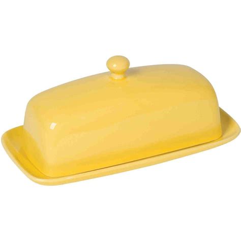 Now Designs Kitchen Rectangular Butter Dish Lemon - Walmart.com - Walmart.com