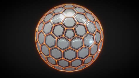 Sci-fi Hexa Sphere - Buy Royalty Free 3D model by BlockedGravity [41e634e] - Sketchfab Store