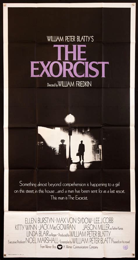 The Exorcist Movie Poster 1973 3 Sheet (41x81)