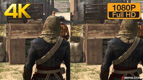 4K vs 1080p Graphics Comparison - Assassin's Creed 4 Black Flag | Digital Storm Unlocked