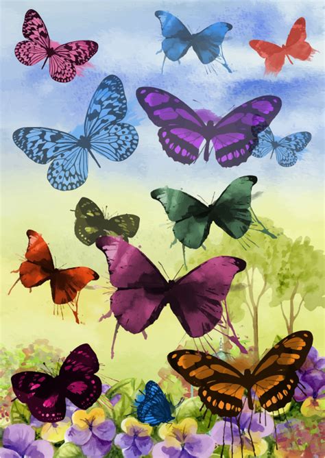 Butterfly Garden - Openclipart