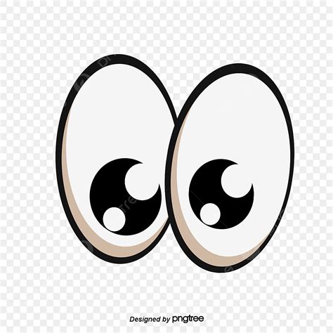 Paint Hand Clipart Hd PNG, Hand Painted Cartoon Eyes, Eyes Clipart Black And White, Cartoon, Eye ...