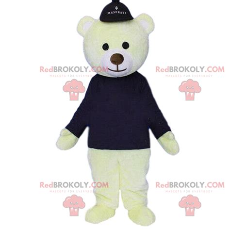 Polar bear mascot, polar bear, teddy bear costume - Walmart.com