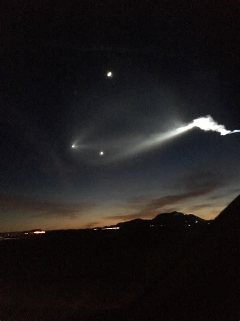 Caught this launch from Vandenberg. : r/space