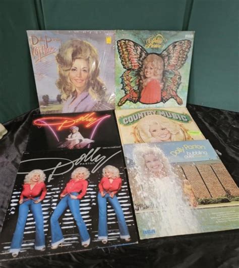 6 Dolly Parton vinyl record albums | Live and Online Auctions on HiBid.com