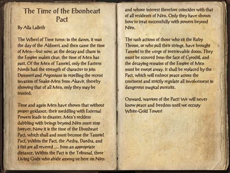 The Time of the Ebonheart Pact | Elder Scrolls | FANDOM powered by Wikia