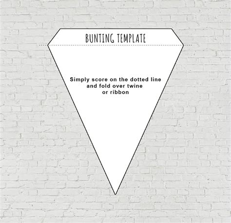 Bunting Template Free Printable - FREE PRINTABLE TEMPLATES