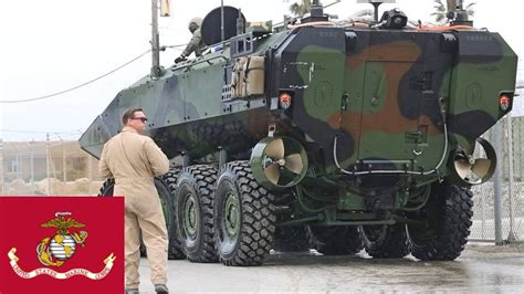 US Marines train with Amphibious Combat Vehicles (ACV) - YouTube