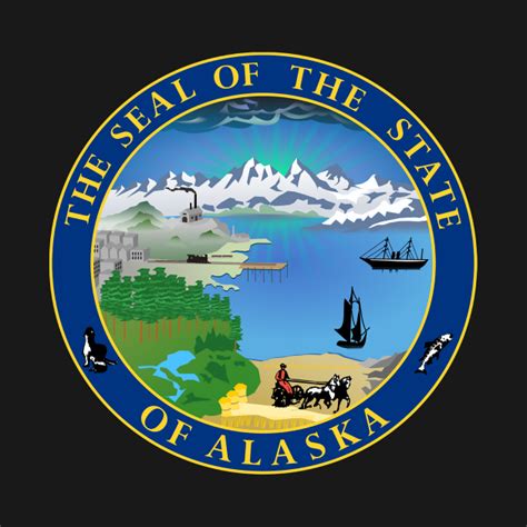 The Seal of the State of Alaska - Alaska - T-Shirt | TeePublic