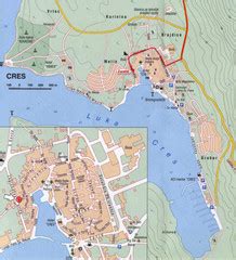 Cres Island Map - cres croatia • mappery