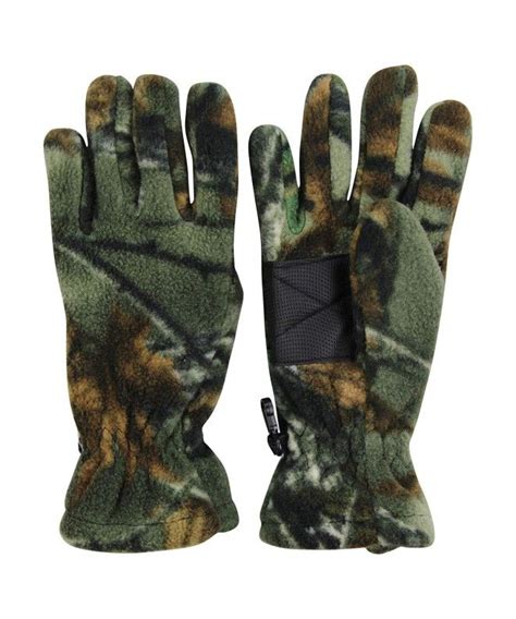 Men's Soft Thin Fleece Camo Hunting Gloves - Camouflage - CF12MPV3AR7 | Hunting gloves, Gloves ...