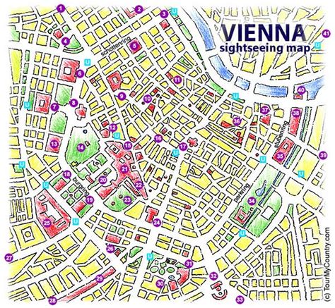 Vienna Austria Attractions Map - Abbye Annissa