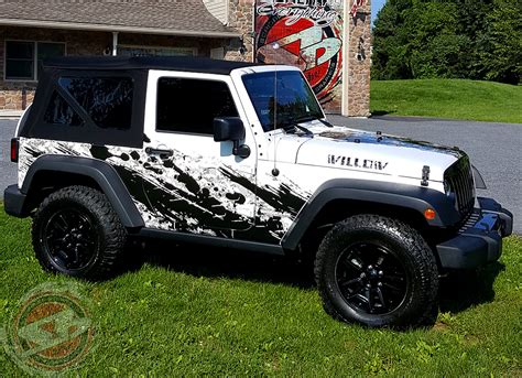 JEEP WRANGLER DIGITAL CAMO WRAP | SCRIBBLES & DRIPS