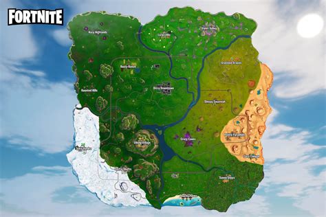 Fortnite Chapter 3 map concept perfectly balances old & new locations ...