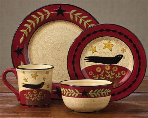 New Folk Crow Dinnerware - Park Designs Dinnerware