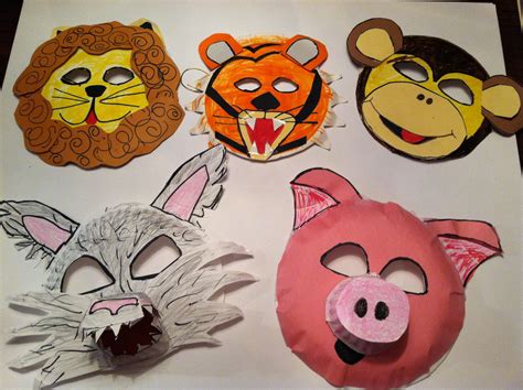 Paper plate masks Paper Plate Animal Masks, Animal Masks For Kids ...