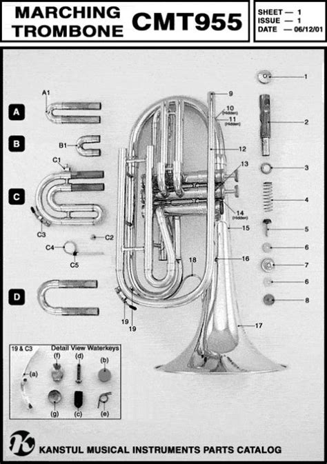 Parts: Marching Trombone 955 – Kanstul Musical Instruments