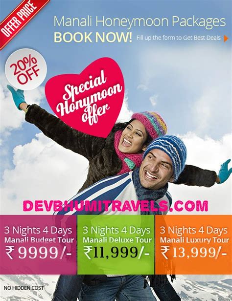 Kullu Manali Honeymoon Package For Couple