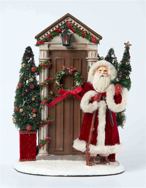 Yuletide Santa In Scene - Katherine's Collection